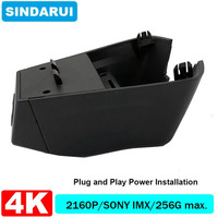 4K HD 2160P New Plug and Play Installation Car DVR Wifi Dashcam Dual Lens Camera For Volvo V60 XC60/S90 2022 2023 By APP Control