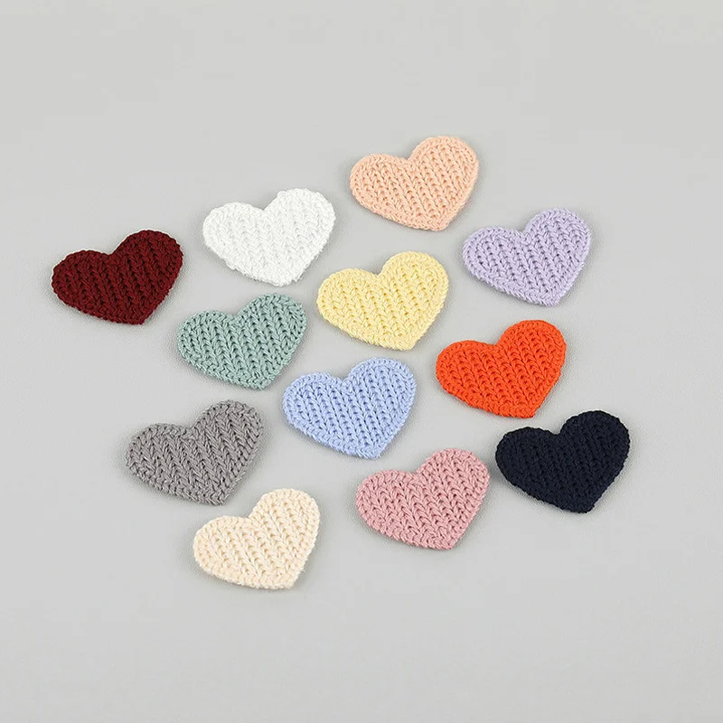 10 Pcs Love Embroidered Fabric Stickers Children\'s Hair Accessories Earrings Bags Shoes Decorations Patches Clothing Accessories