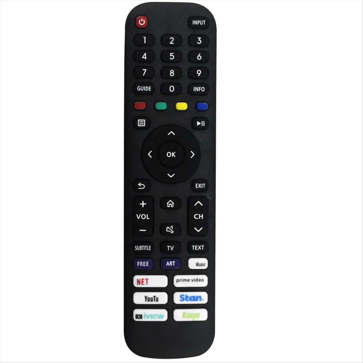 Control Remoto de Repuesto B48A!BG EN2AB30H para Televisores Hisense LCD Serie 32A4G 40A4G 50A6G 58A6G 70A6G 32A4HAU 40A4HAU A4HAU/A4G/A6G