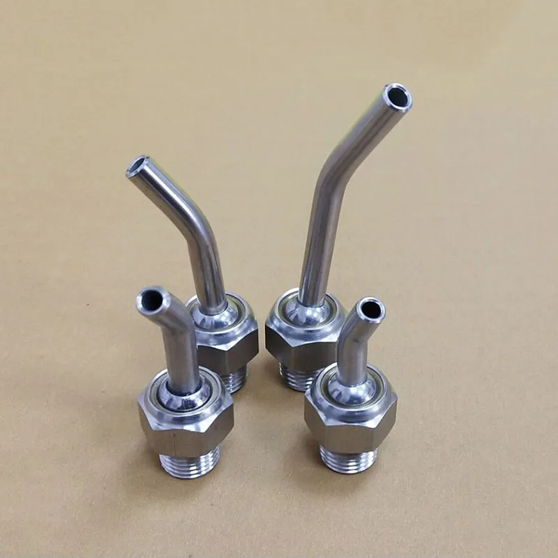 Stainless steel SS304 CNC lathe turret water spray cooling universal adjustable elbow cooling nozzle