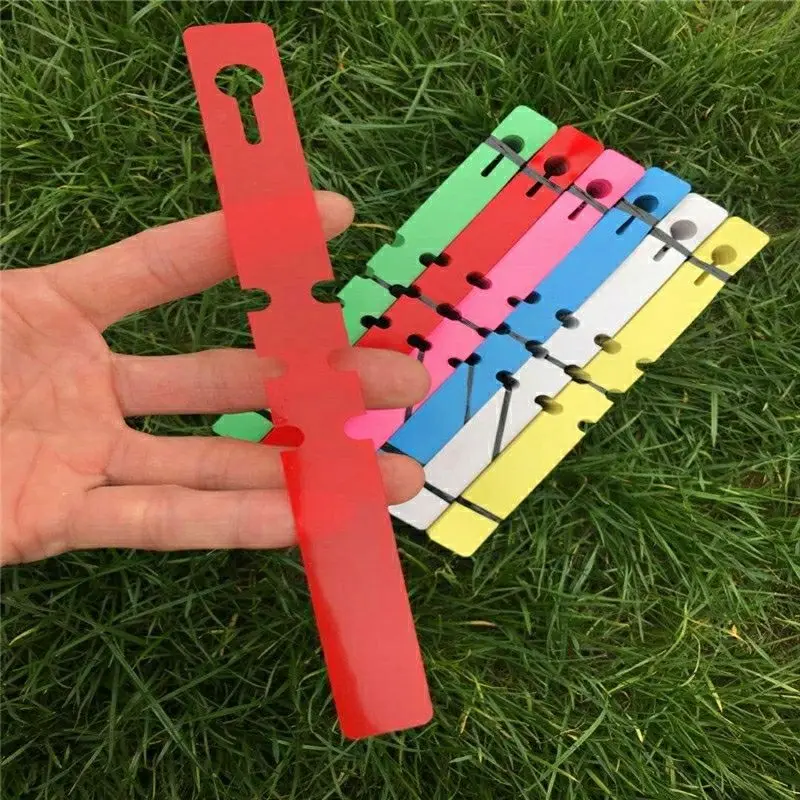 100Pcs Waterproof Plant Markers Plastic Plant Hanging Tags Gardening Plant Marker Label Tools Garden Pots Planters Supply