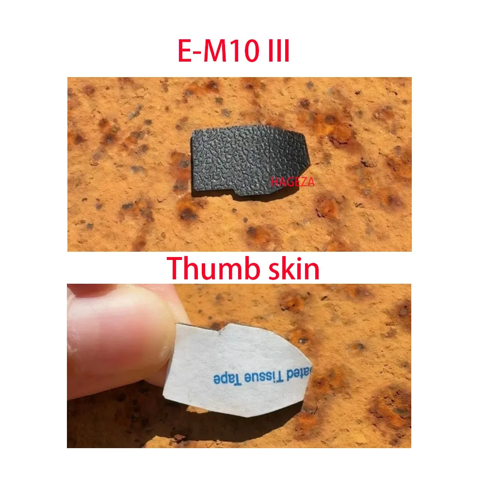 Nueva goma de pulgar EM10 III para Olympus OM-D E-M10 Mark III piezas de repuesto para cámara de piel