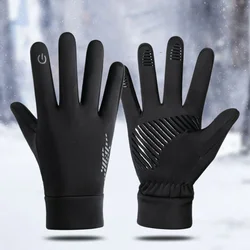 Winter Thermal Gloves Women Men Ski Gloves with Fleece Liners Warm Touch Screen Perfect for Cycling Running Driving Freezer Work