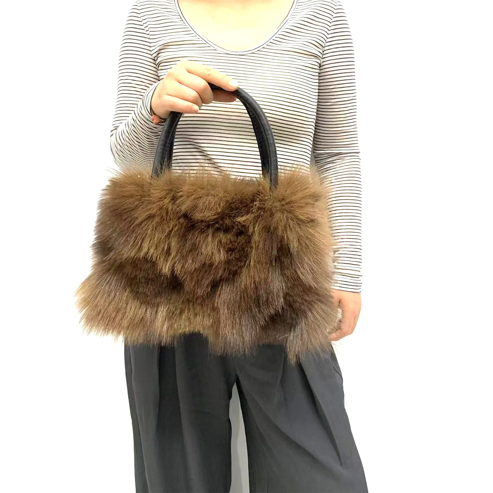 autumn-winter-vintage-faux-fur-handbag-european-and-american-fashionable-contrasting-color-patchwork-women-luxury-plush-tote-bag