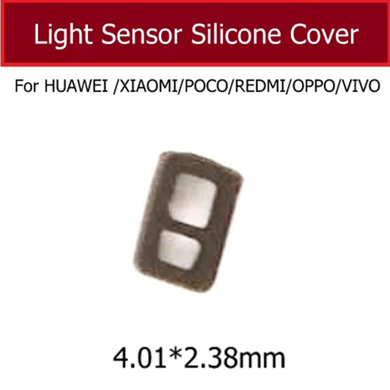 Flash Light Sensor Silicon Cover Fit for Huawei For Xiaomi Redmi Poco For Vivo Oppo Realme Flashlight Lamp Shell Module Parts