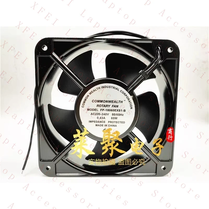 D  1PCS FP-18060EXS1-B 18060 AC220V-240V 0.43A 65W Cooling Fan