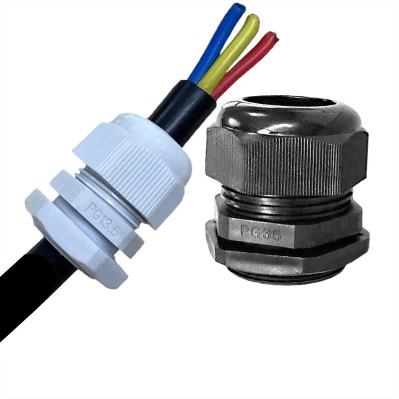 IP68 Swivel Water Seal Wall Cable Duct Waterproof Connector Gland Press 10/30/50pcs Wire Joints M27 Model 27mm Hole Size