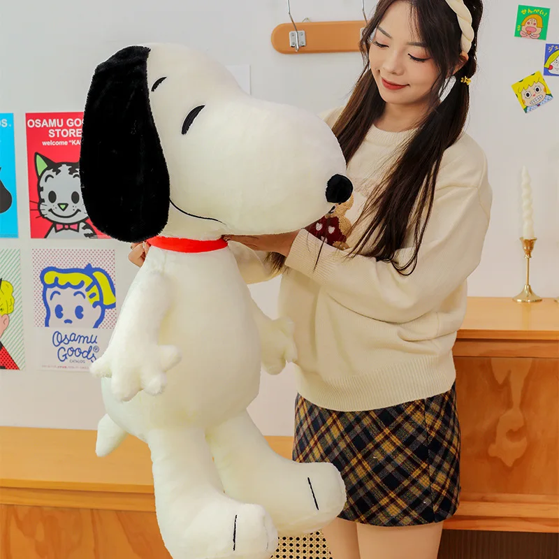 Pluszak Snoopy 35-50 cm, miękki, przytulny, pluszowy, z kreskówki anime, wygodny do przytulania, idealny na prezent urodzinowy dla dziewczynki.
