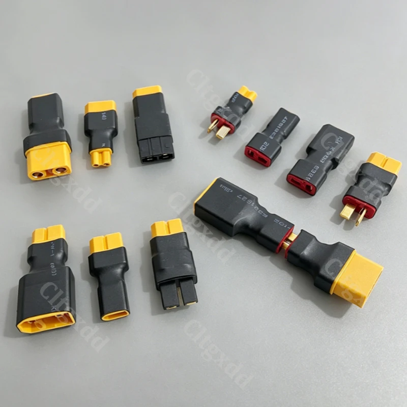 Cltgxdd XT30 XT60 XT90 T-Stecker TRX Lipo-Akku-Konvertierungsadapter Stecker-Buchse-Verbinder für RC-Auto, Flugzeug, FPV-Drohnenmodell – Detail 15