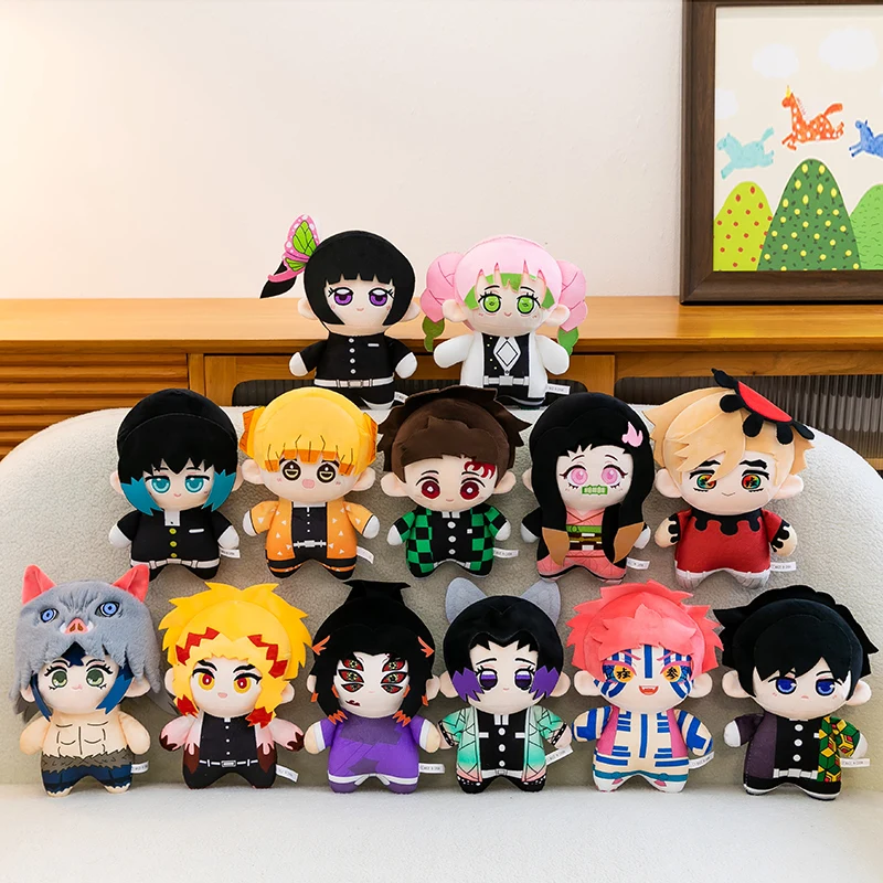 Muñeco de Peluche de Anime Japonés, Producto de Peluche de Nezuko de Bandai, Muñeco de Peluche de Tanjiro, Muñeco de Peluche de Demon Slayer, Almohada Kawaii para Niños