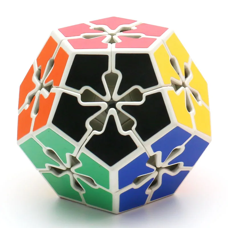 HeShu 6 ألوان Kilominx 2x2 Megaminx Dodecahedral متجمد ملتوي لغز المكعب السحري الكبار المراهقين لعبة الذكاء دعابة الدماغ