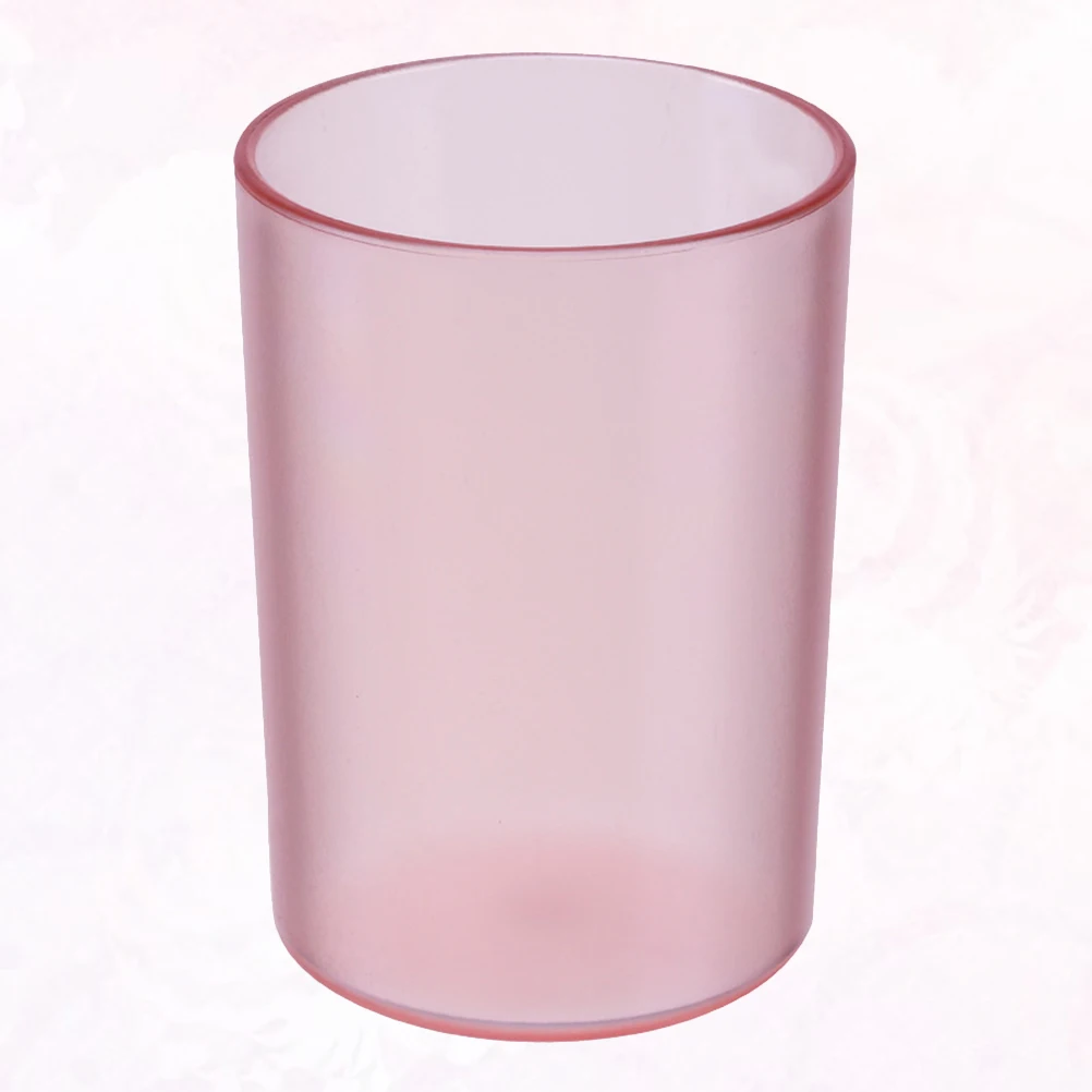 

1 Piece Transparent Toothbrush Cup High Density Plastic Gargle Mug for Adults Safe Sturdy Drink Cup Bathroom