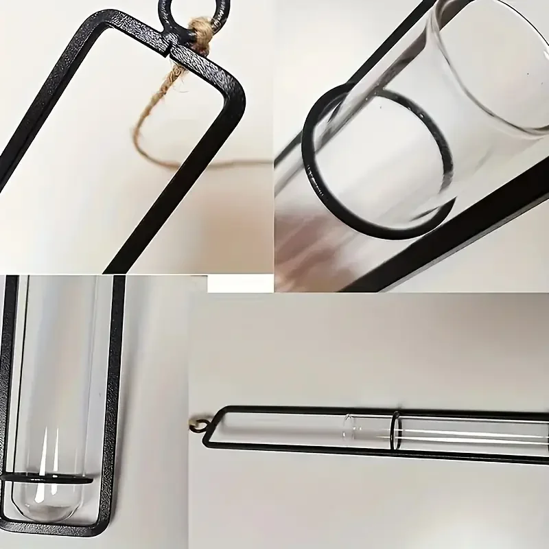 3 قطع: مزهرية زهور معدنية عصرية مدببة متعددة الوظائف لتزيين الحائط الداخلي والخارجي، حديقة منزلية معلقة فريدة من نوعها