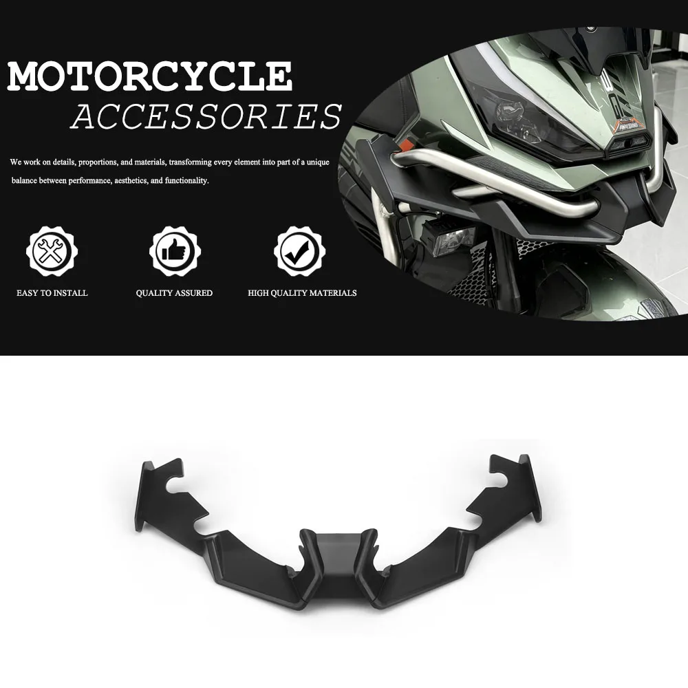 368G Aerodynamic Package Motorcycle Front Spoiler Fixed Lower Lip Fixed Wing For Zontes 368G 368 G 368g