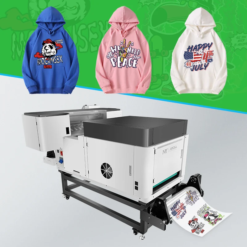 MTuTech Smart Tech All in One 60cm I3200 DTF Printer Machine Work for Any Fabrics with Vibrant Colors