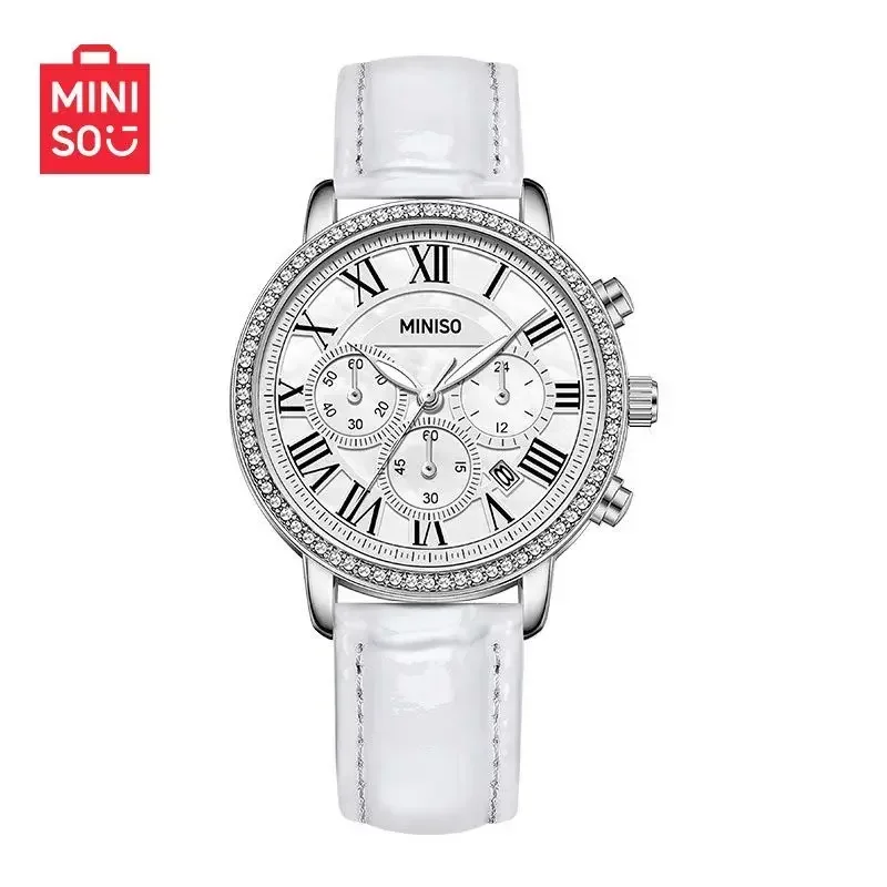 Genuine Miniso Muse Light Luxury Watch Girl's Fashion Quartz Watches