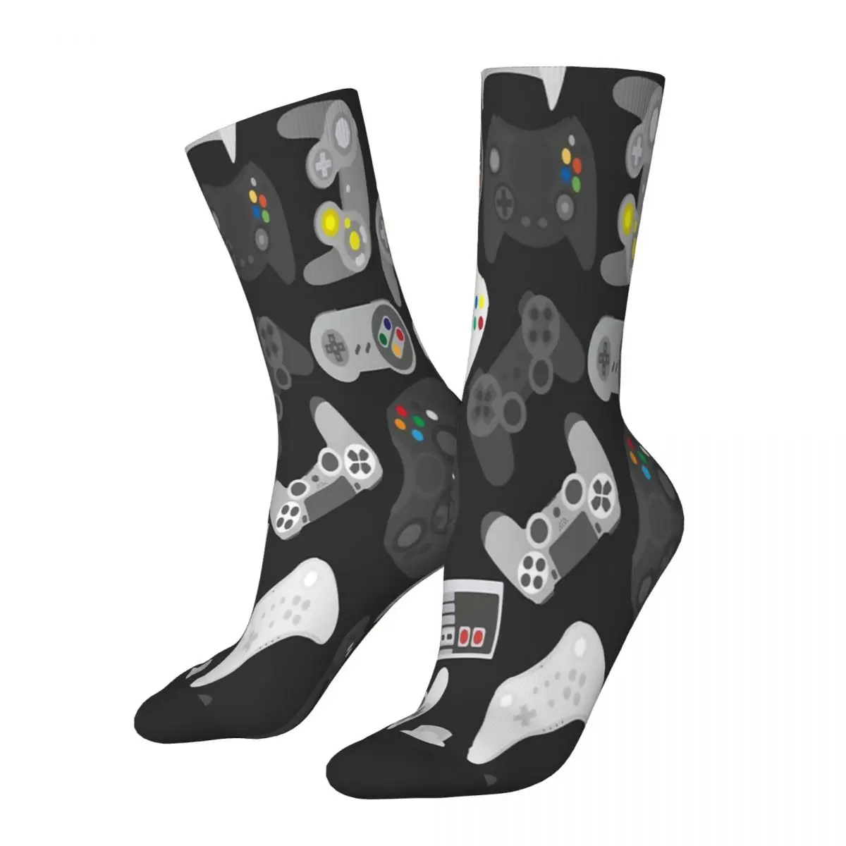 Video Game Controller Socks Fashion Trends Unisex Stockings 3D Printing Gifts Breathable Socks