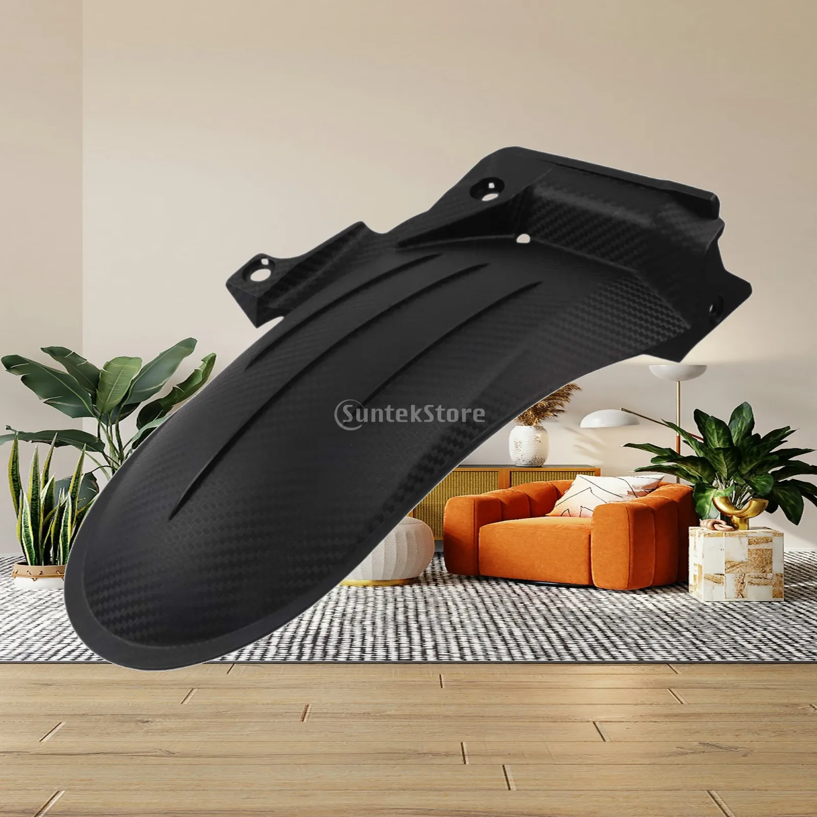 Motorcycle Rear Fender Mud Flap Durable Black Plastic for Honda ADV350 2022 2024 Enduro Adventure Equipment