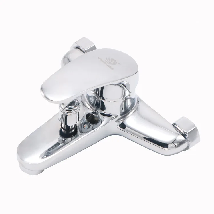 

Смеситель для ванны, медный корпус, для горячей и холодной воды, для душа в ванной комнате