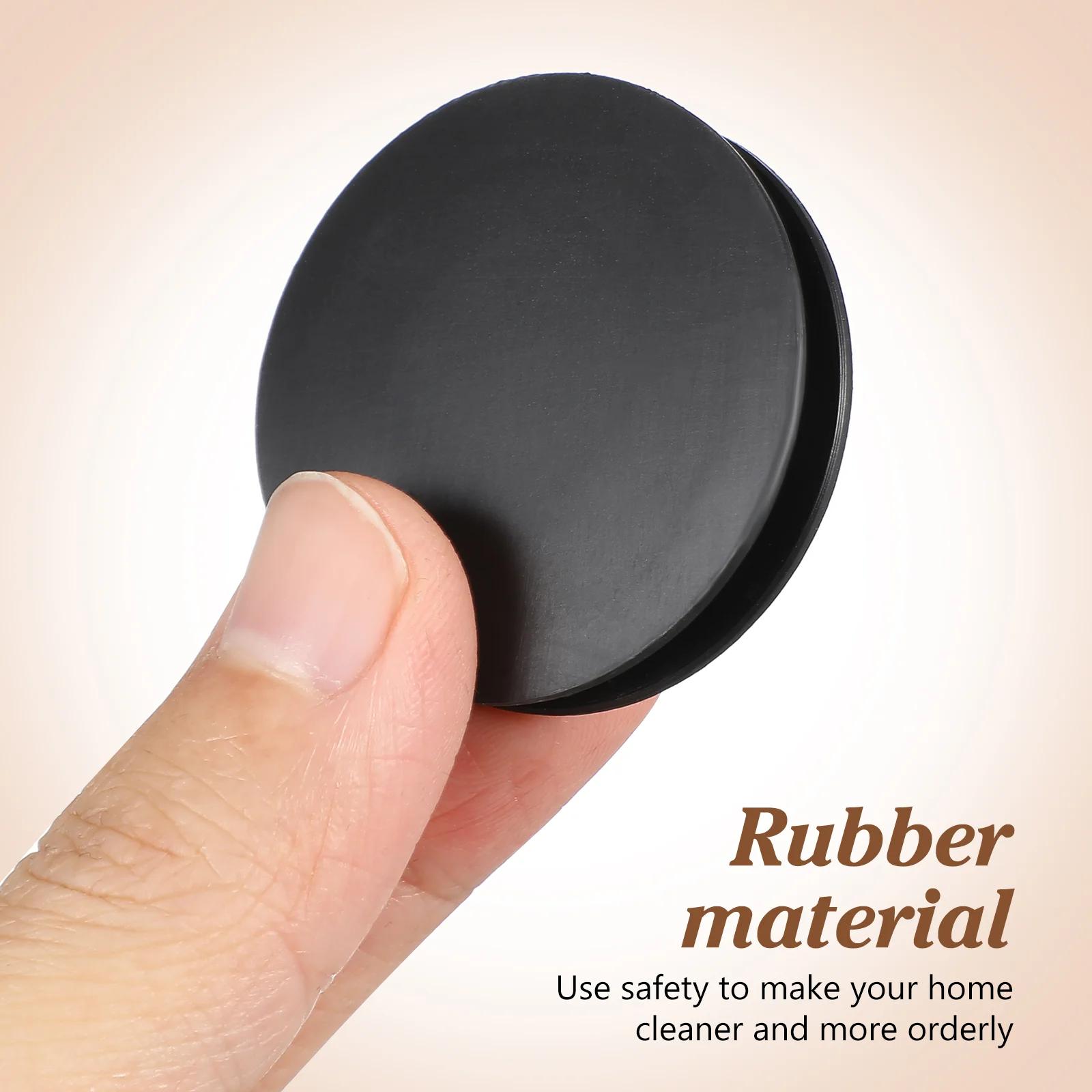 10 Pcs Round Rubber Stopper Piggy Bank Replacement Bottom Covers Sealing Plugs for Tube Stops