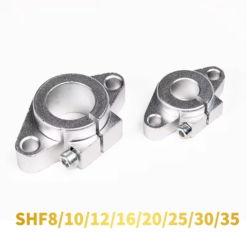 4PCS SHF8 SHF10 SHF12 SHF16 SHF20 SHF25 SHF30 SHF35 linear Rod rail shaft support CNC Router 3D printer Parts winding shape