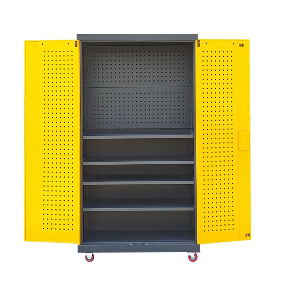 Yellow Industrial-Grade 300 Kg Capacity Heavy-Duty Tool Cabinet