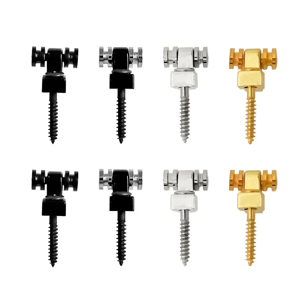 4pcs Electric Guitar Chrome Roller String Trees Retainer Mounting Tree Guides for Fender Strat Stratocaster Tele Telecaster - view 6