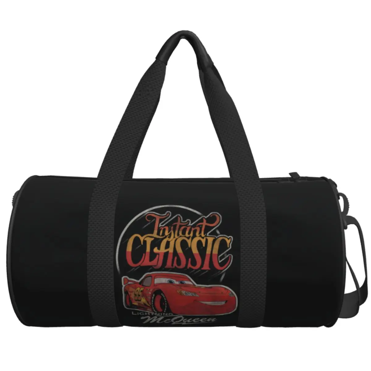 

Travel Bag Cars Instant Lightning McQueen Gym Bag Outdoor Sports Bags Large Training Printed Handbag Fitness Bag For Couple