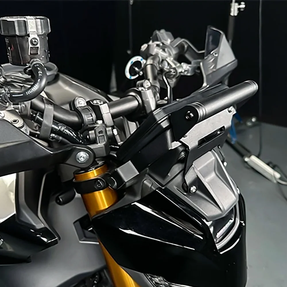 دراجة نارية لتحديد المواقع والملاحة حامل هاتف قوس حامل هاتف المحمول حامل تمديد بار لياماها MT-09 MT09 SP Y-AMT 2024-2025 #4