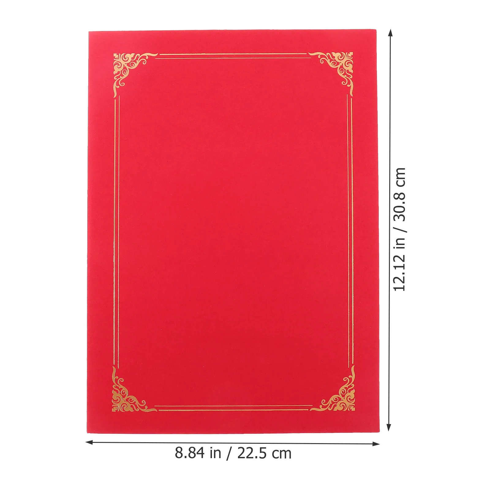 10Pcs Certificate Cover Diploma Holder Paper Award Certificate Protector Graduation Ceremony Document Storage Presentation