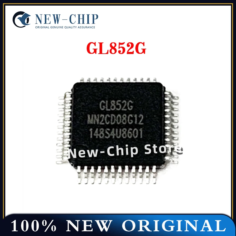 2PCS-50PCS/LOT  GL852G-MNG12  GL852G  QFP48  New original