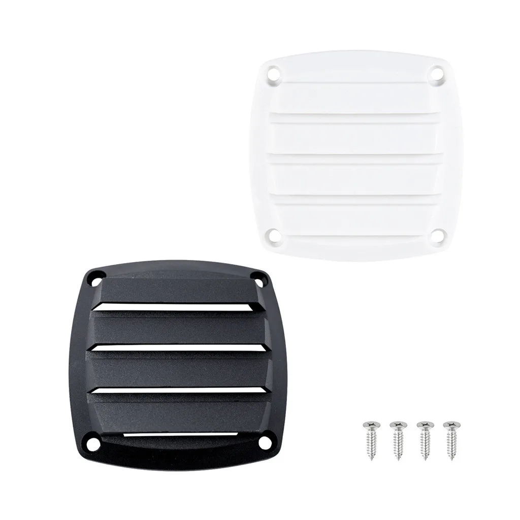 Nylon Boat Marine Square Air Vent Louver Vent Grille Ventilation Louvered Ventilator Grill Cover Hardware Accessories