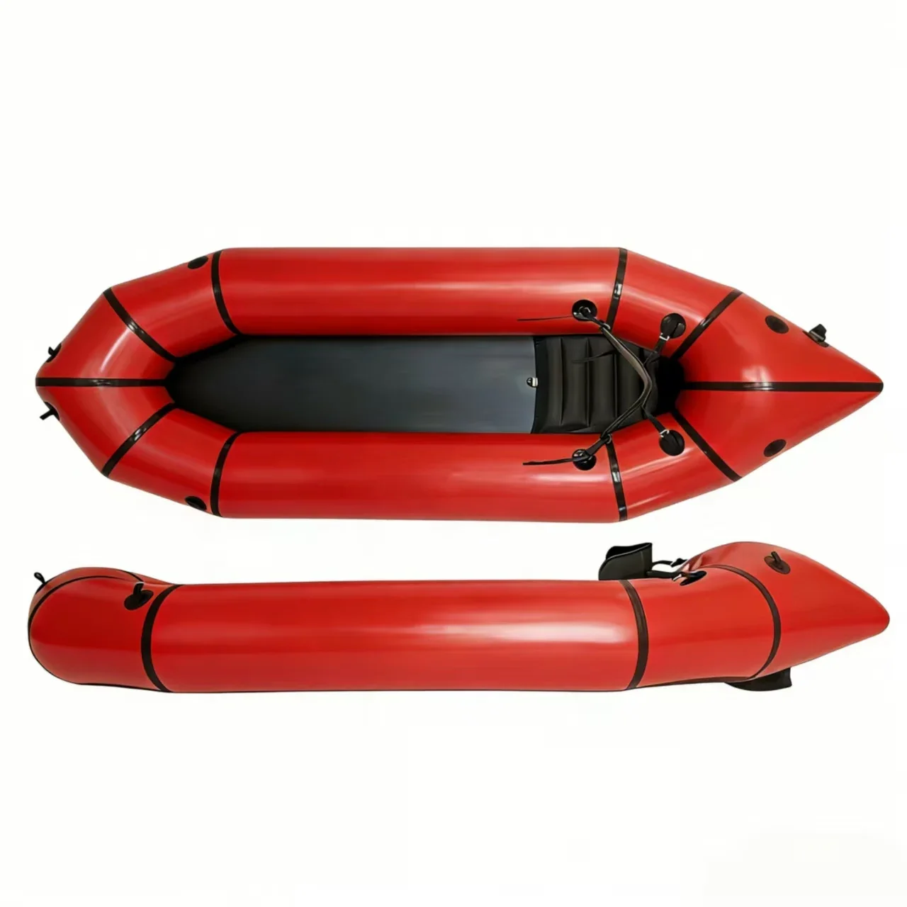 Cheap Ultralight 210D TPU Inflatable Calm Water Packraft for Adventure 2