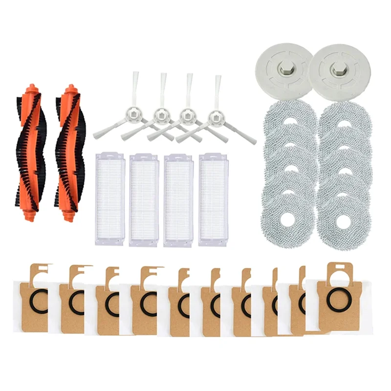 M04K для Xiaomi Mijia M30 Pro C107 Сменный ролик, боковая щетка, фильтр Hepa, тканевый мешок для пыли, держатель для швабры, запасные части