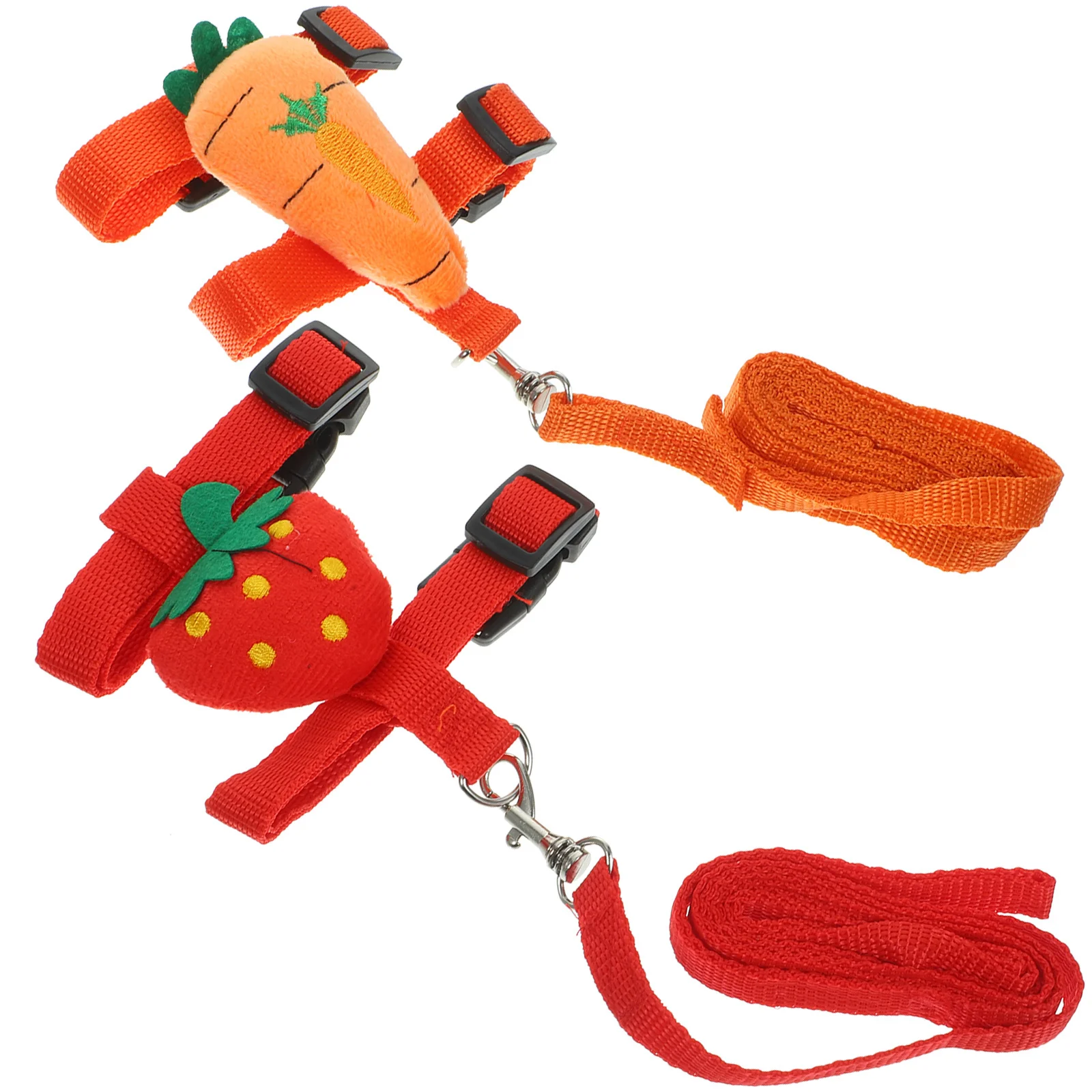 

2 Sets Adjustable Rabbit Leash Bunny Harness and for Rabbits Accessory Accessories Outfit