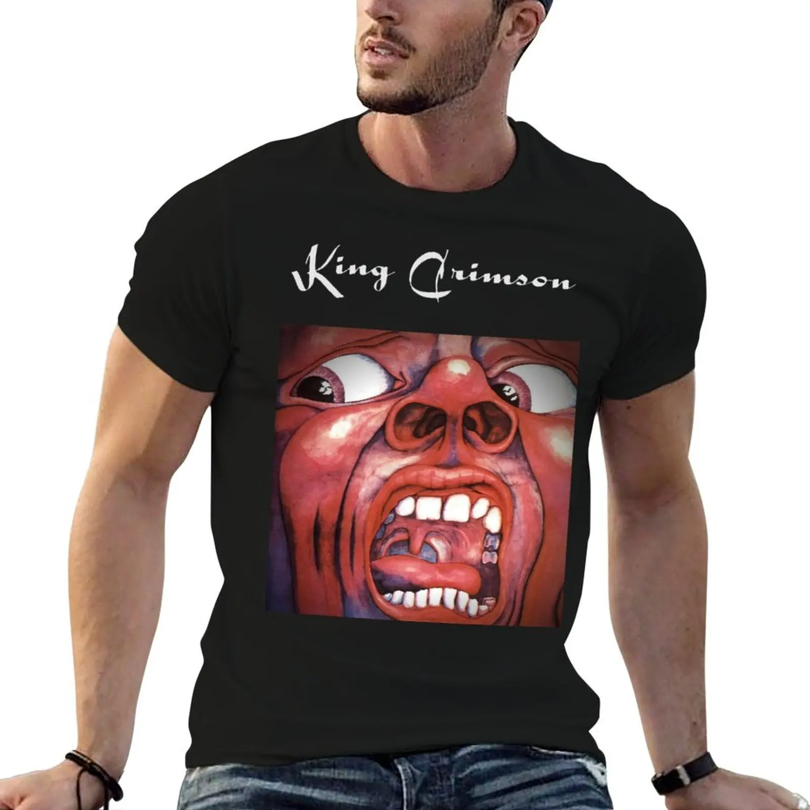 In the court of the crimson king - King Crims×n T-Shirt boys animal print baggy shirts fitted t shirts for men