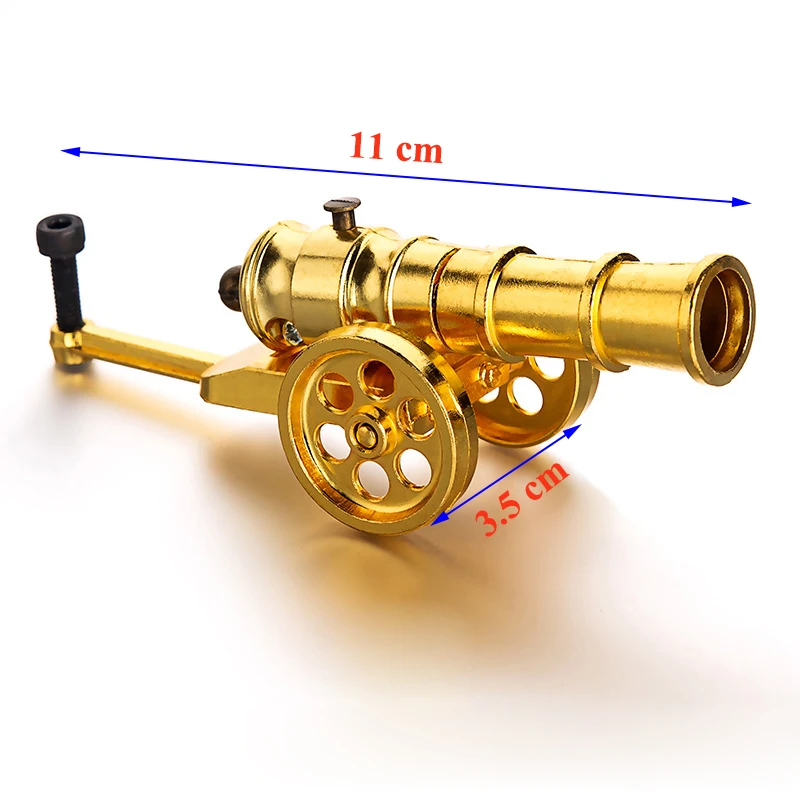 Ornamental Metal Cannon Decoration Mini Artillery Military Toy Arsenal Gift Armament Collection Decorative Arms Miniature Mortar