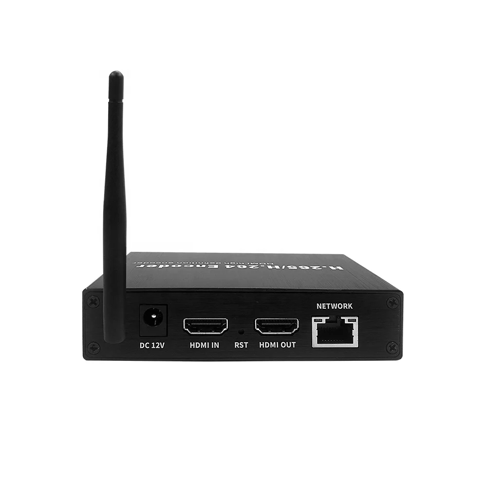 1080P WIFI H.265 video encoder to IP video streaming support RTSP ,HTTP,DNS,RTMP,TS,DHCP protocol