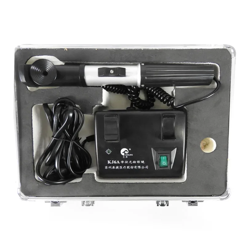 

Cheap Portable AC Powered Ophthalmic Equipment Streak Retinoscope KJ6A With Brightness Adjustable