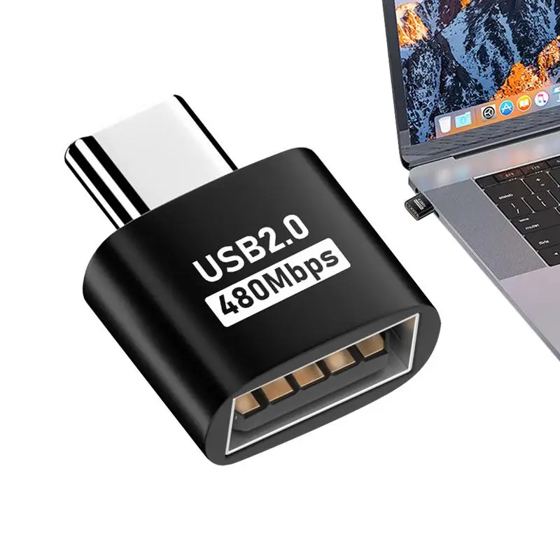 Adapter USB 2.0 na typ C USB żeński na męski adapter szybkiego ładowania typu c Szybka prędkość transferu do laptopa Smart Phone