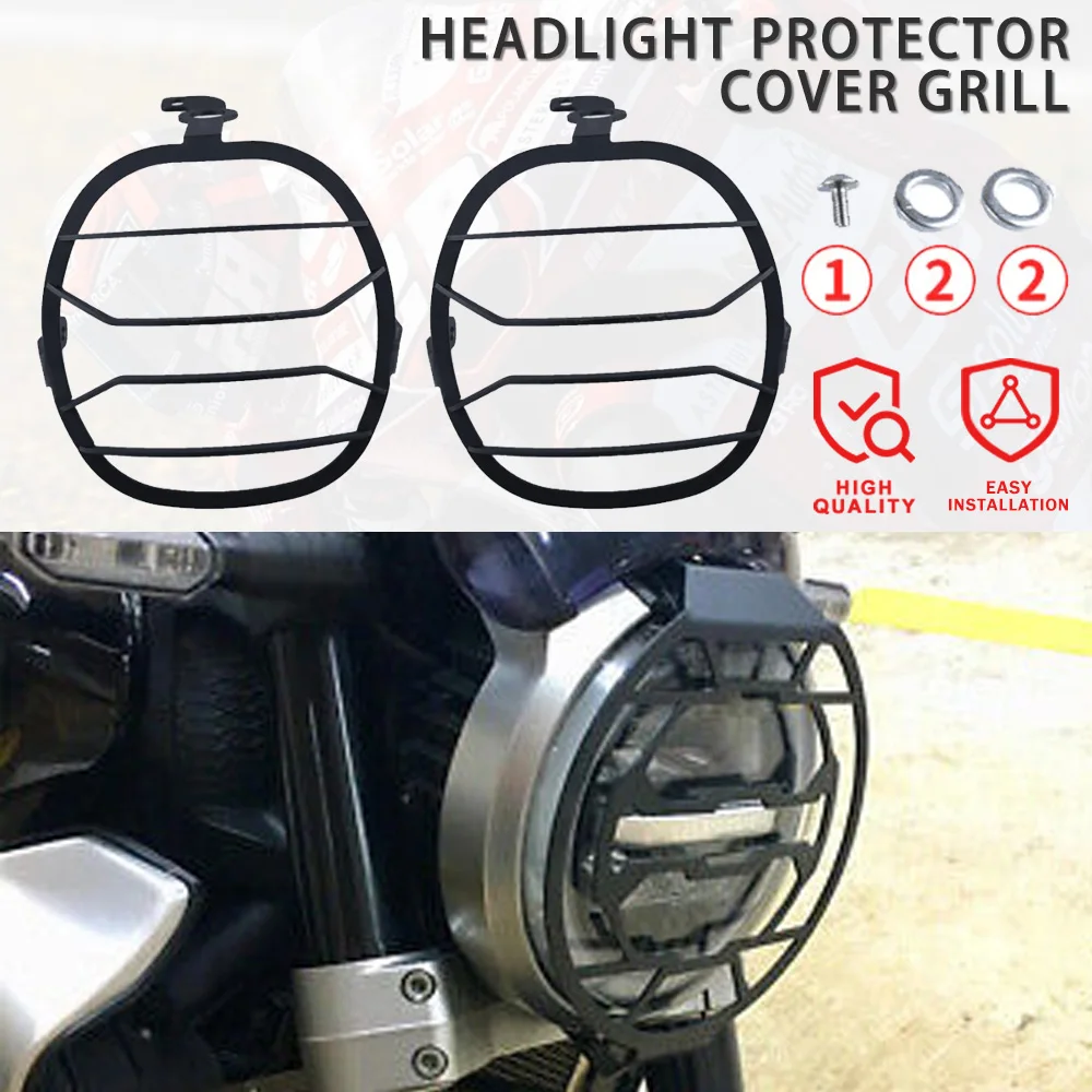

For VOGE 500AC 500ac 500 AC 2021 2022 2023 Motorcycle CNC Aluminum Accessories Headlight Grill Guard Protection Cover Protector