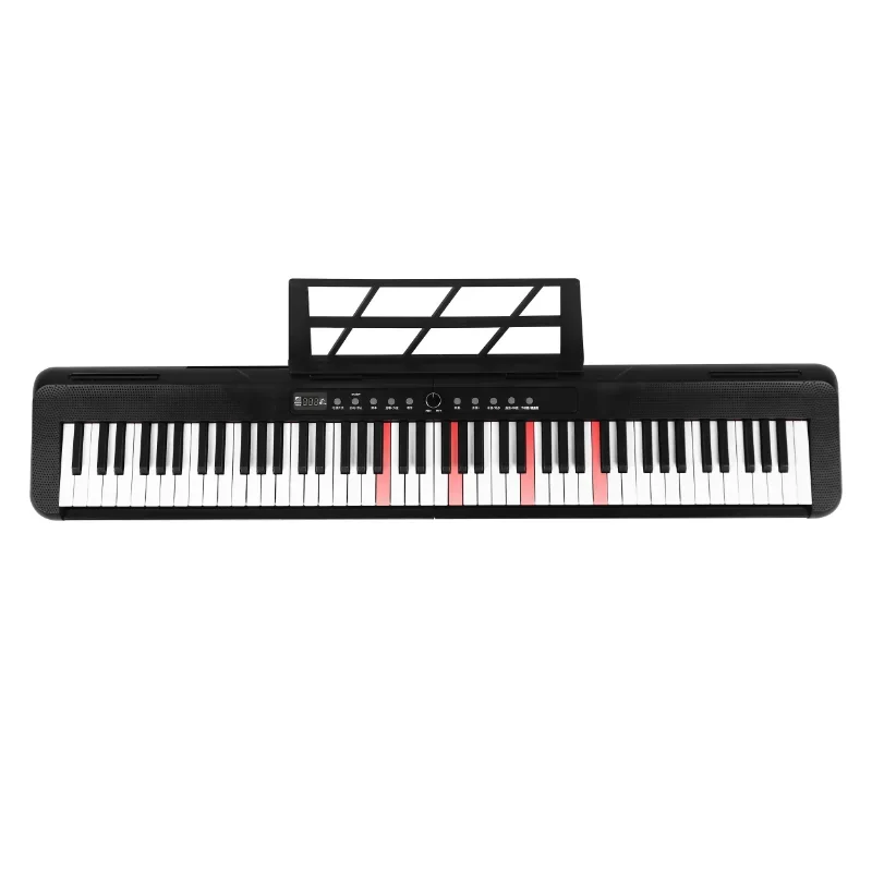 88 Keys Toy Piano Portable 88keys Piano Electronic Organ Keyboard Instrument for Children