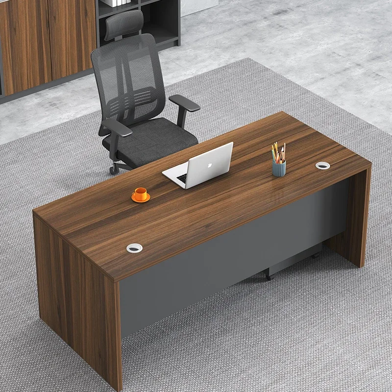 Escritorio de oficina OEM Premium Office Furniture Popular Office computer Modern wooden Table director Executive Manager Desk