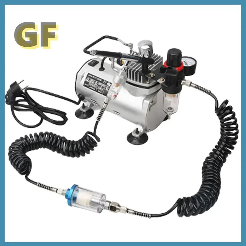 Professional Airbrush Compressor Electric Spray Gun Air Compressor Painting Set Art Nail Tattoo Makeup Model Sprayer