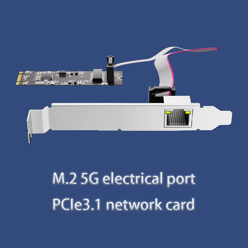 

PCIE to Ethernet high-speed LAN Extensor RJ-45 LAN Adapter network adapter M. 2 PCI-E network card gaming adaptive 5G Lan Card