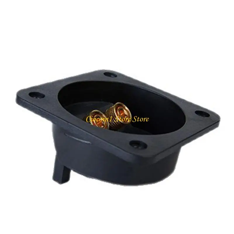 A3PC High Conductivity Coppers Terminals Professional Sound Spring Cup Connectors Black