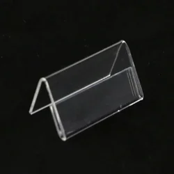 Brand New Display Stand Sign Display 2x4cm 40/50pcs Business Card Display Easels Label Label Stand Stand Price