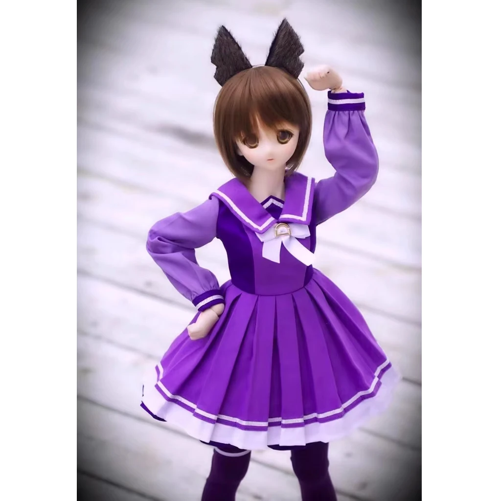 

[wamami] Purple Lolita Cute Dress For 1/4 MSD 1/3 SD DDM DDL AOD Doll Dollfie Outfits