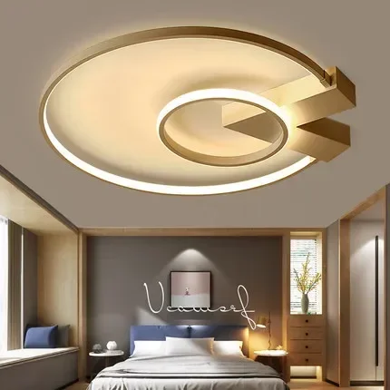 

Simple post-modern creative LED master bedroom lamp warm romantic study personality lighting ceiling lamp living room lighting
