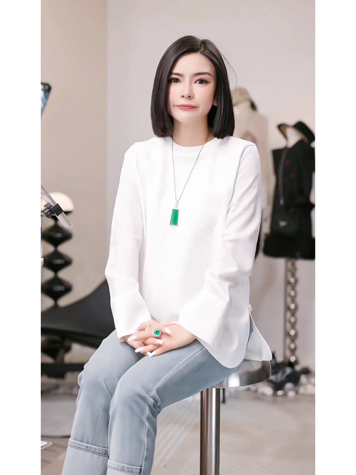 

Putheren Floral Sve Patchwork Casual Long Sve Versatile National Sle Clothing round Ne Cotton Loose Fit Summer Top